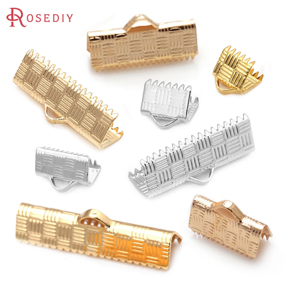 Jewelry Making Store - 10 Stück 18K Goldfarbene Seilenden-Verschlüsse Hochwertige