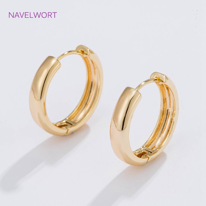 Jewelry Making Essentials - 6 Größen vergoldete Kreisohrringe als Geschenk