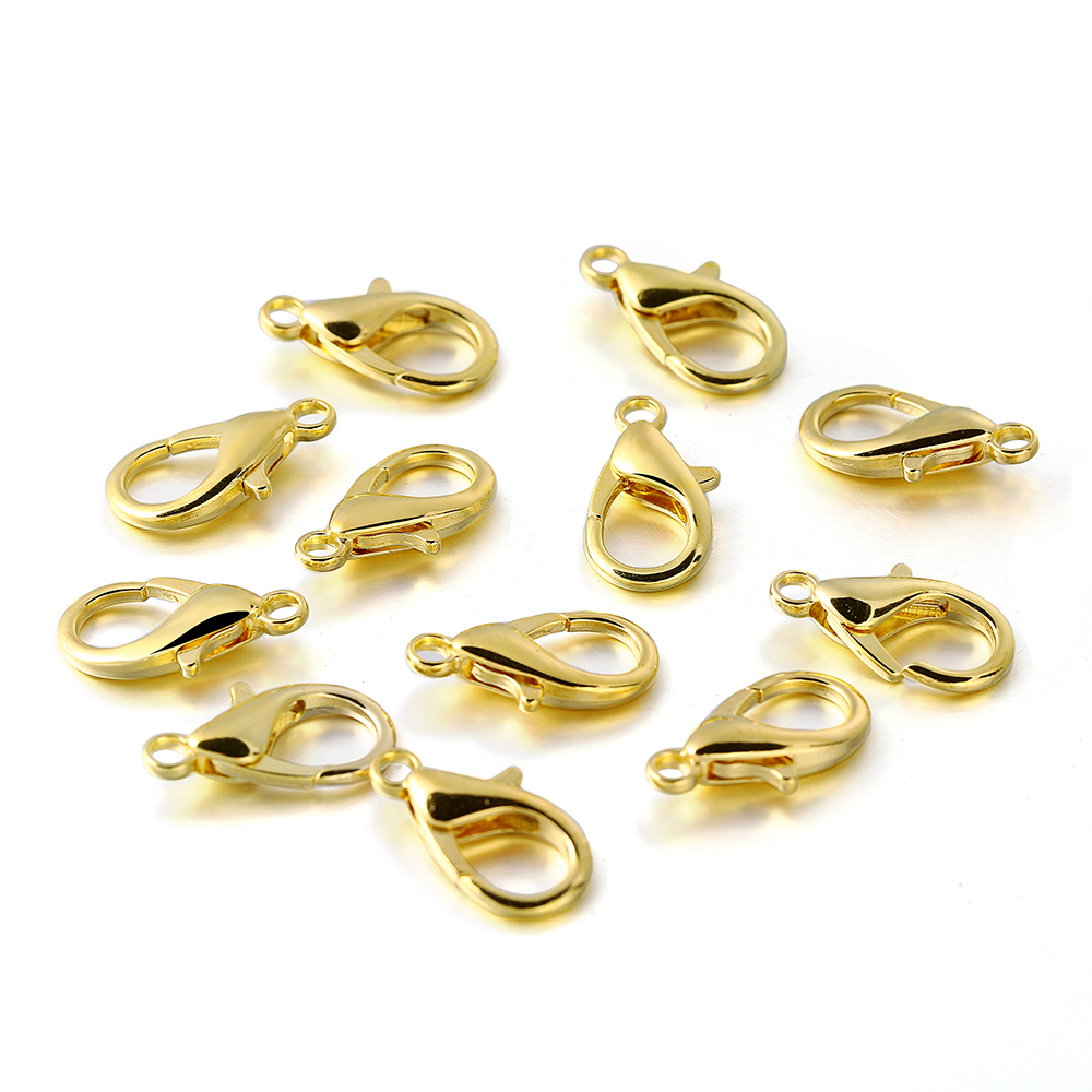 Jewelry Making Essentials - 10 Stück Hummerverschlüsse in verschiedenen Größen,