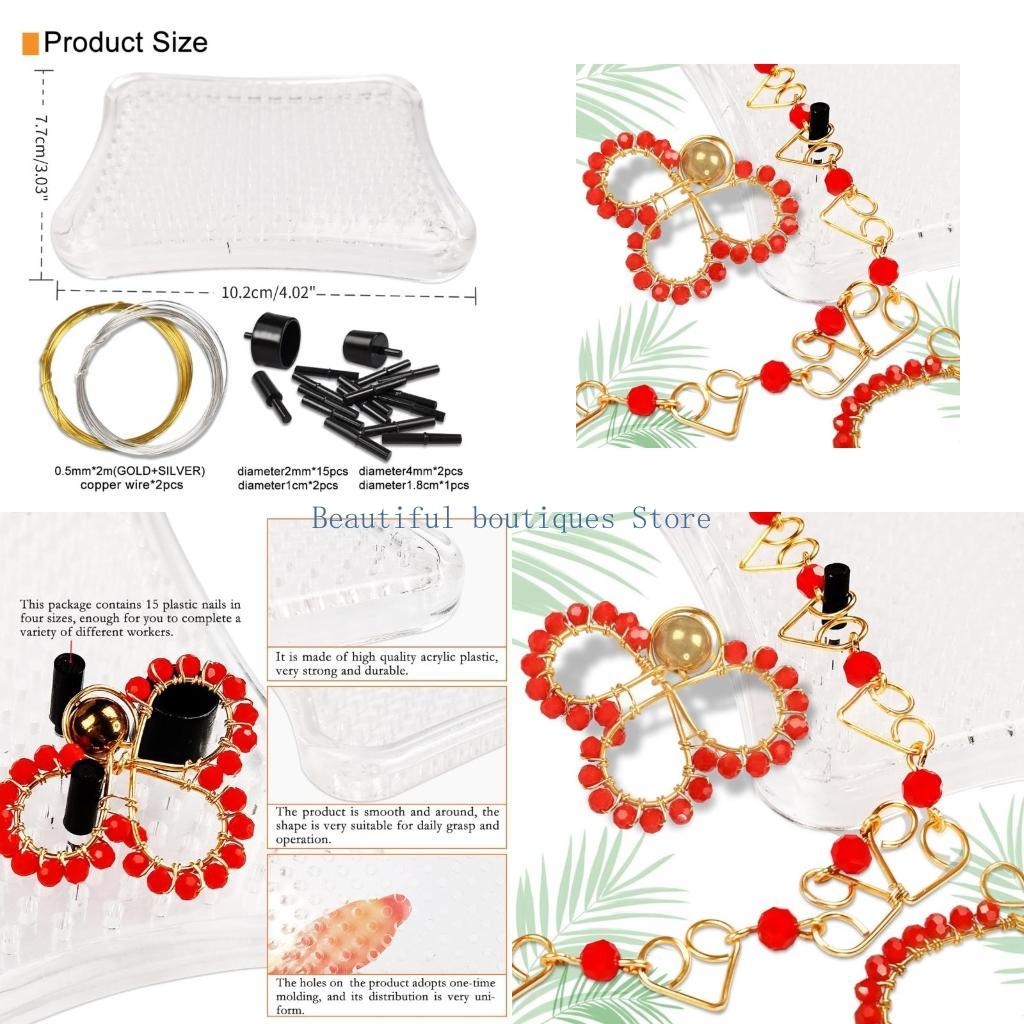Wire Jewelry Making Jig - U4LF Kunststoff-Drahtbiegevorrichtung, Zubehör für die Herstellung