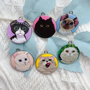 10 Stück Cartoon-Tier-Katzen-E – Jewelry Making Bewertung und Preis