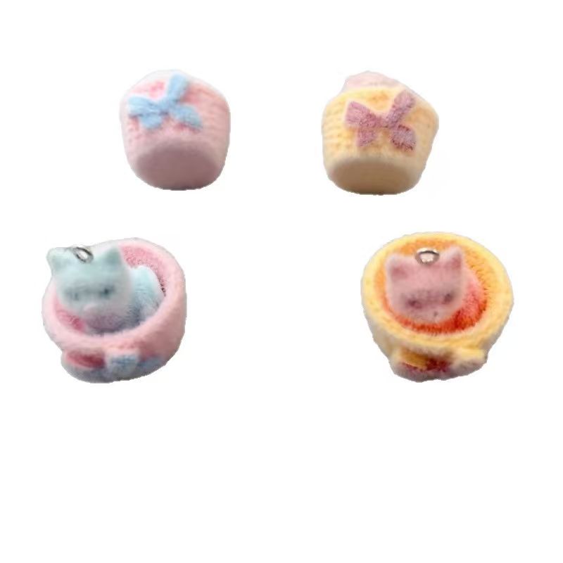 4 Stück 3D-Plüsch-Katzenanhäng – Jewelry Making Bewertung und Preis