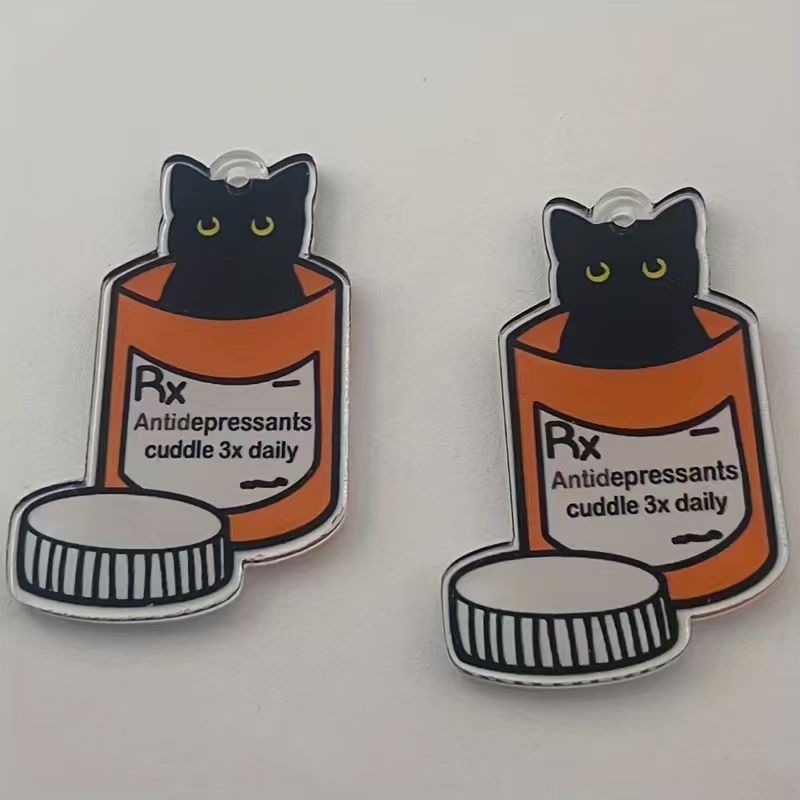 10 Stück Acryl-Medizin-Katzen- – Jewelry Making Bewertung und Preis