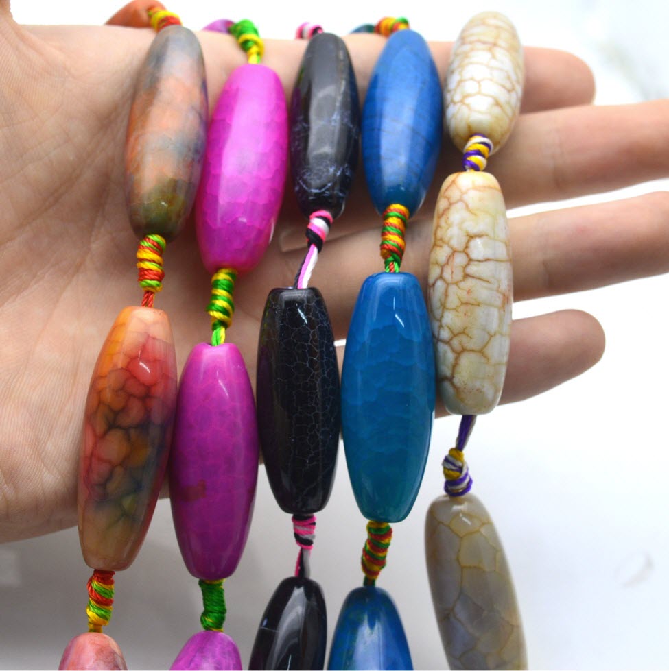 Natürliche Stein Bunte Große A – Jewelry Making Store Bewertung und Preis