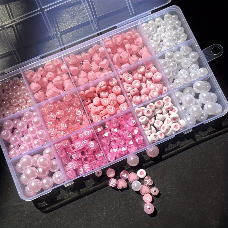 10-teiliges rosa Alphabet-Set, – Jewelry Making Organizer Bewertung und Preis