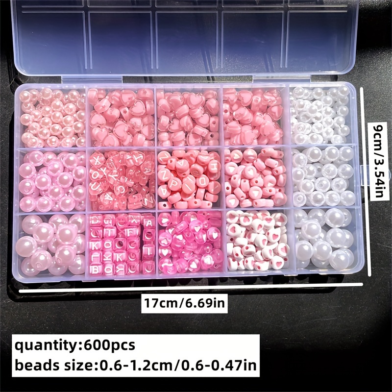 10-teiliges rosa Alphabet-Set, – Jewelry Making Organizer Bewertung und Preis