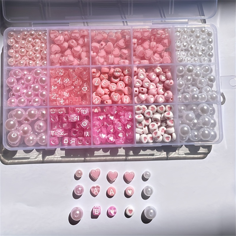 10-teiliges rosa Alphabet-Set, – Jewelry Making Organizer Bewertung und Preis