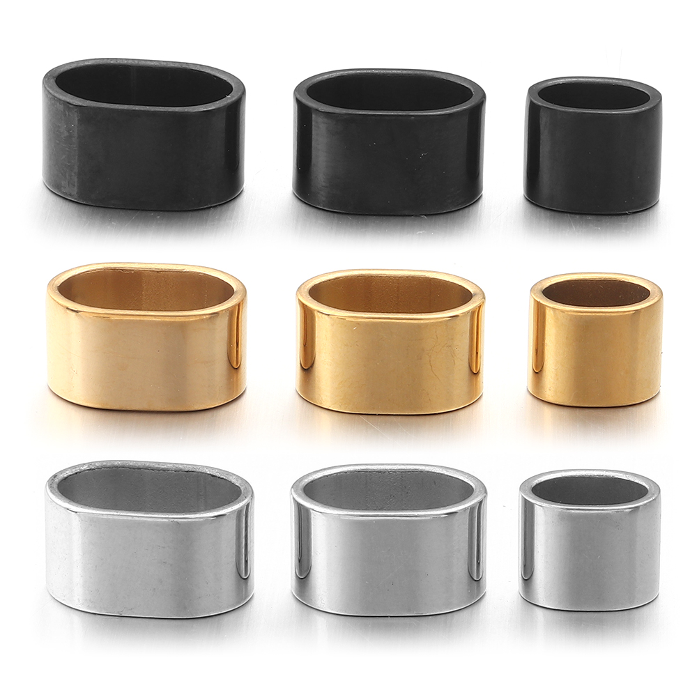 6 Stück flache Edelstahl-Rohr- – Jewelry Making Beads Bewertung und Preis