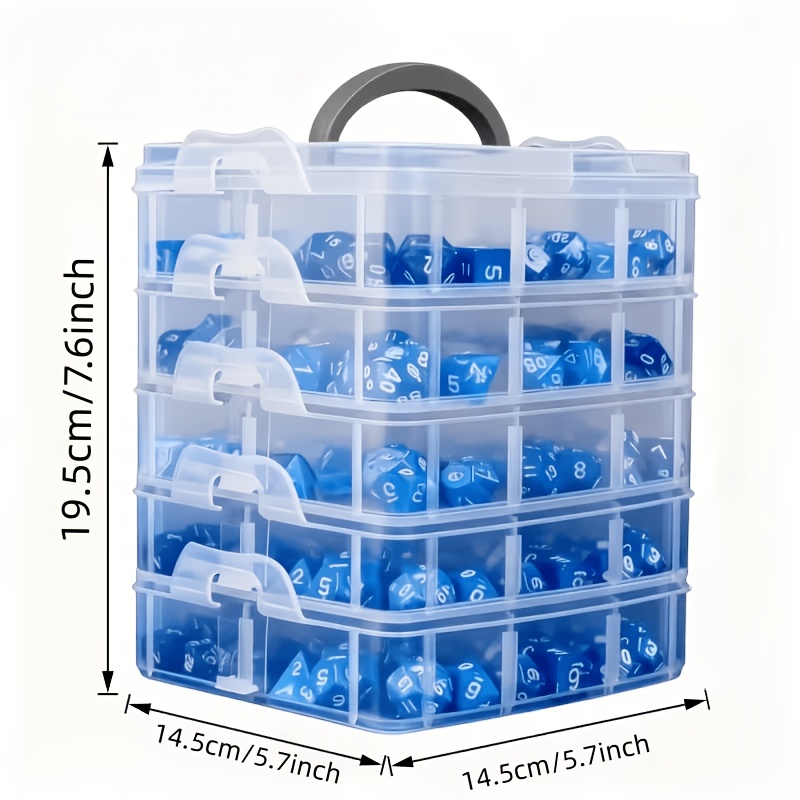 5-lagige transparente Aufbewah – Jewelry Making Organizer Bewertung und Preis