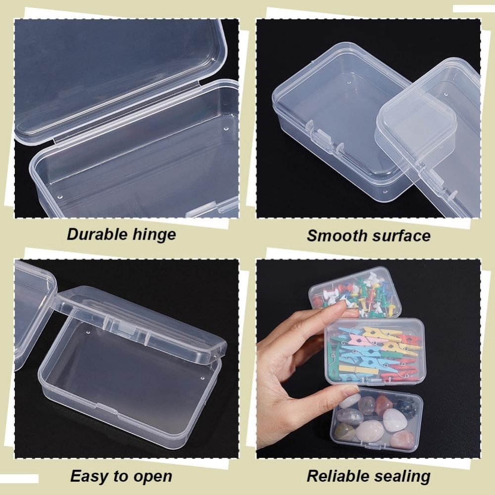 12 Packungen rechteckige PP-Ku – Jewelry Making Organizer Bewertung und Preis