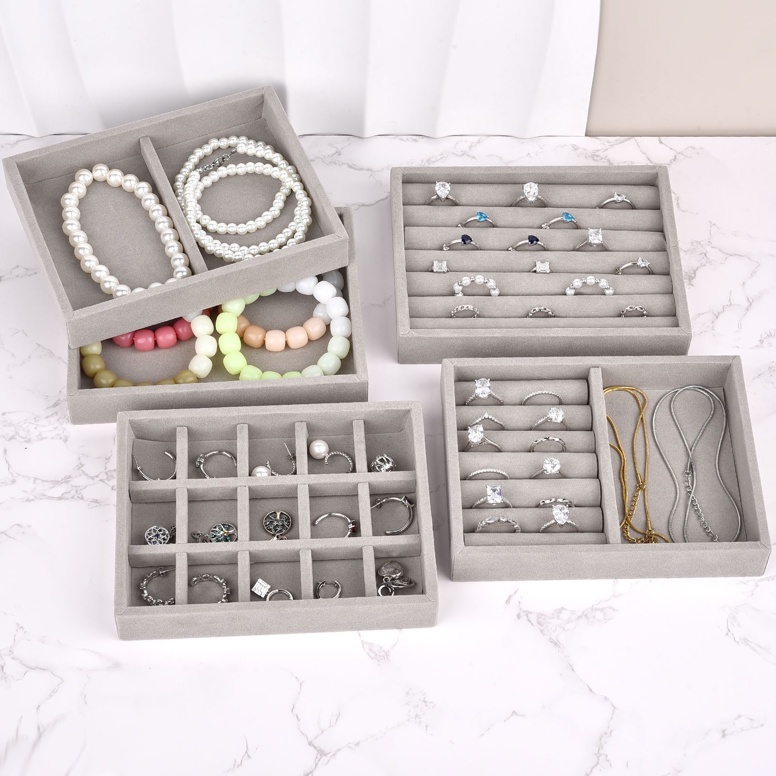 Samt-Schmuckschatulle, Präsent – Jewelry Making Organizer Bewertung und Preis