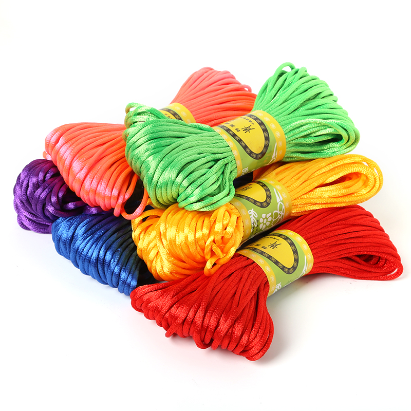 2,5 mm 20 Meter weiche Satin-R – Knotting Cord Silk Bewertung und Preis