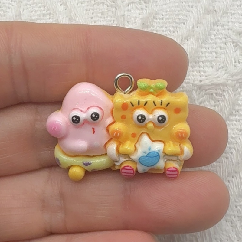 10 Stück Cartoon-Harzanhänger, – Jewelry Making Bewertung und Preis