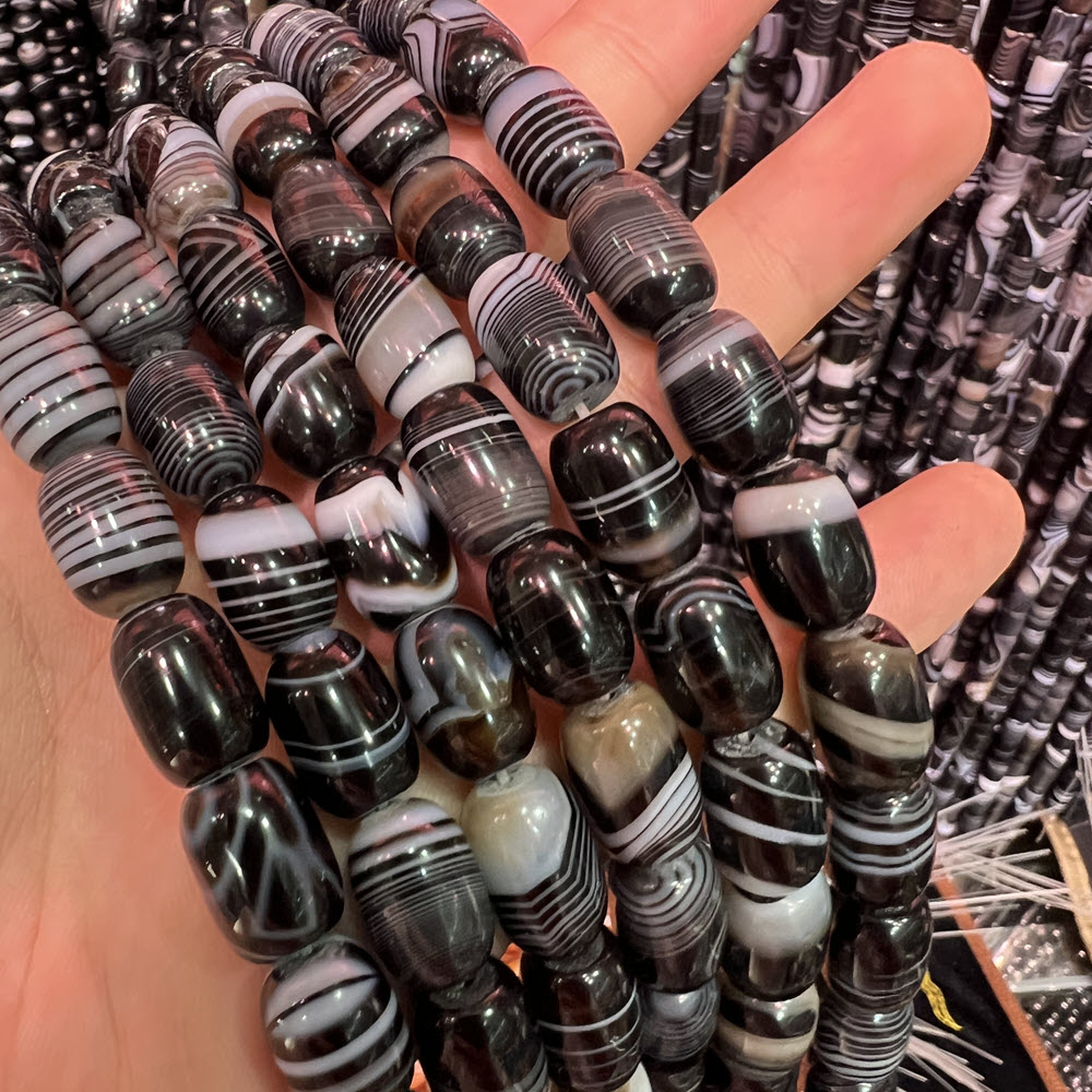 Naturstein Schwarzer Achat Ste – Jewelry Making Store Bewertung und Preis