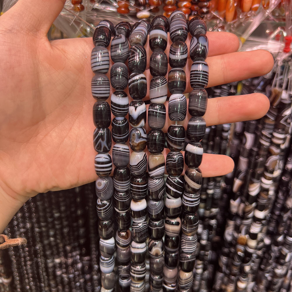 Naturstein Schwarzer Achat Ste – Jewelry Making Store Bewertung und Preis