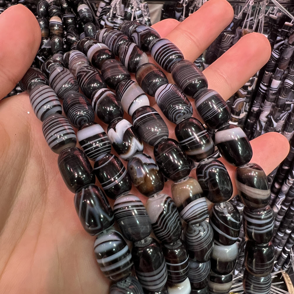 Naturstein Schwarzer Achat Ste – Jewelry Making Store Bewertung und Preis